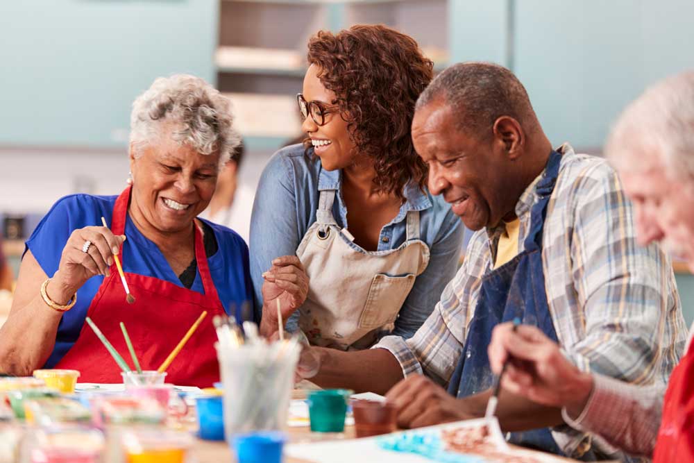 amenities and services life enrichment programming painting